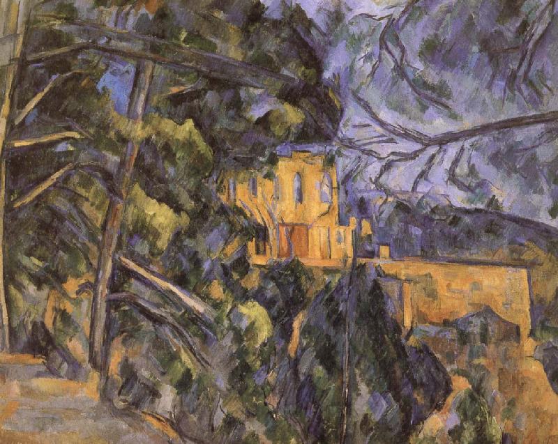 Paul Cezanne black castle 2 Spain oil painting art